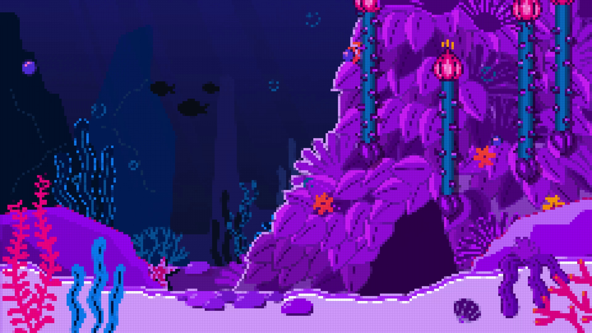 Into the Deep - Pixel art underwater exploration
