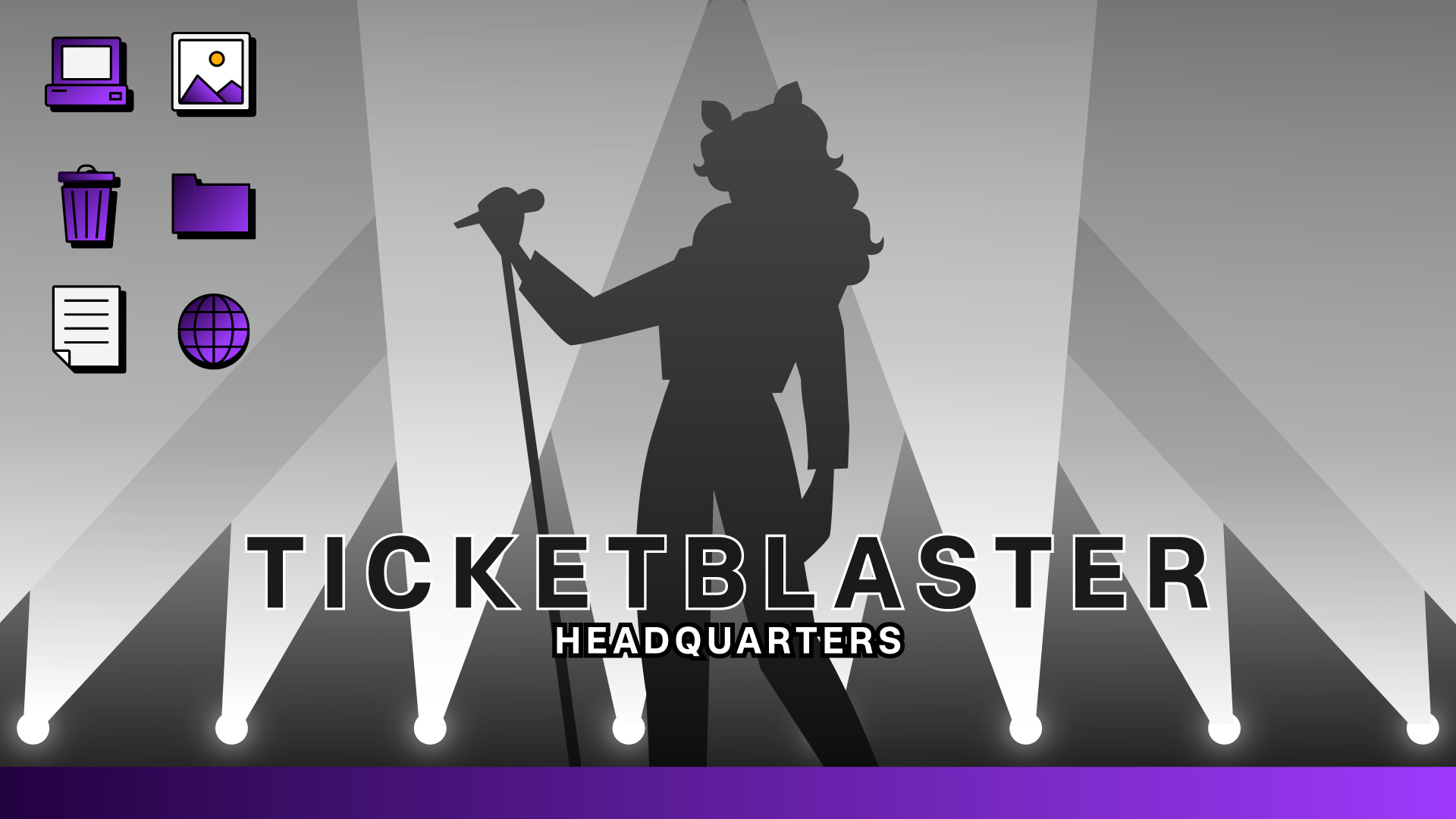 TicketBlaster Headquarters - Concert silhouette game